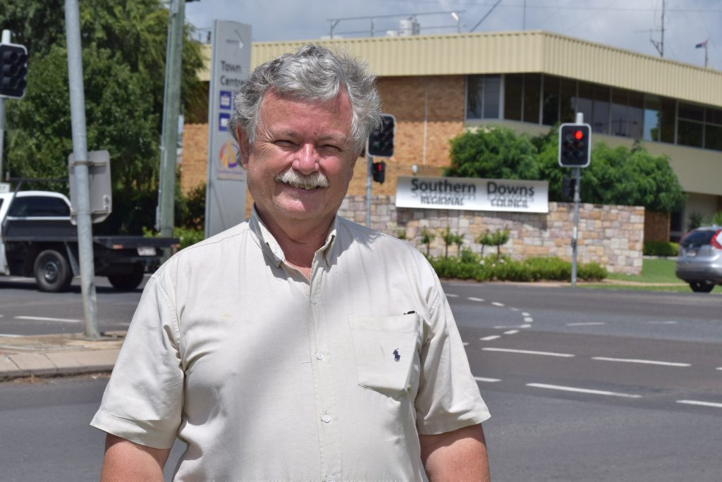 Warwick Eagle Boys Pizza franchisee John Rye is running as a councillor candidate at the election in March. 
